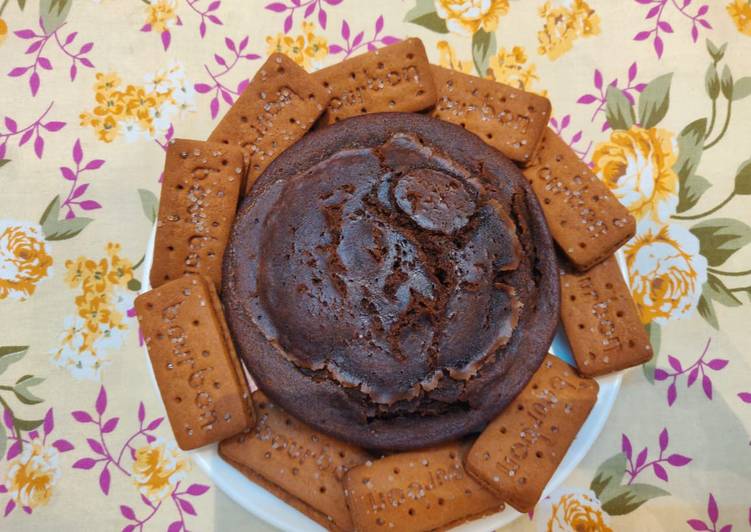 Simple Way to Make Perfect Bourbon biscuit cake only 3 ingredients without egg