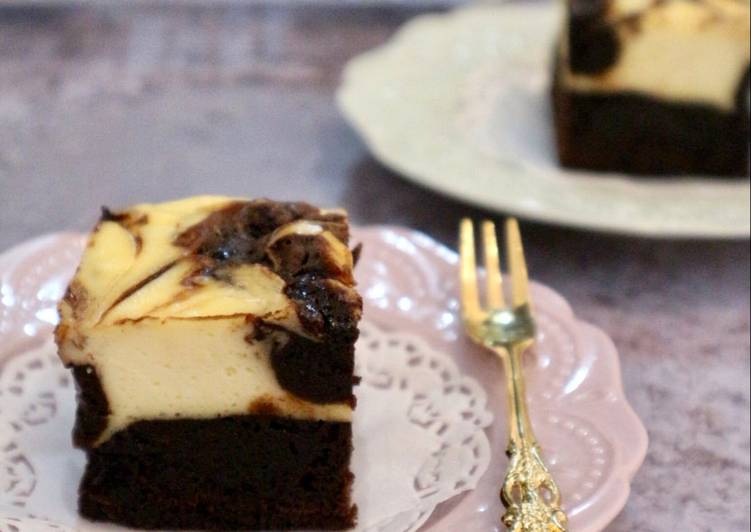 Choco Cheese Brownies (#pr_adakejunya)