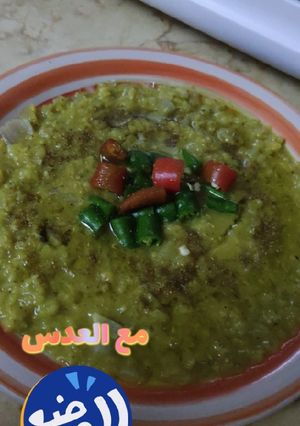 صورة لوصفة عدس بطريقة أم حور