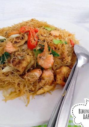 Foto resep Bihun goreng udang