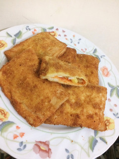 Foto resep Roti Goreng isi Telur-Sosis
