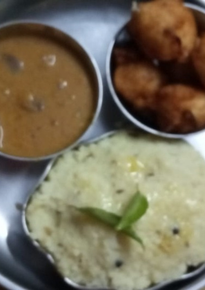 பொங்கல் வடை சாம்பார் செய்முறை முக்கிய புகைப்படம்