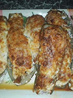 Töltött cukkini recept fotója