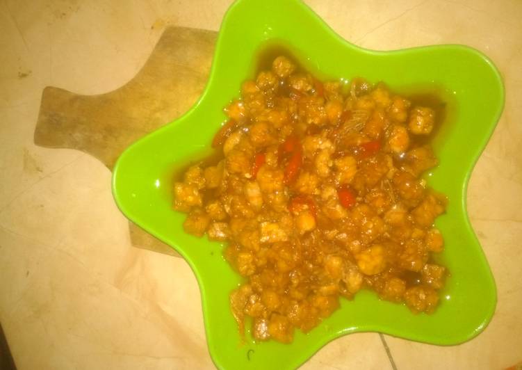 Tempe Udang Kecap