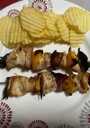 Une photo de Petites brochettes de poulet