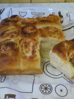 A picture of Rolled Pizza Bread.