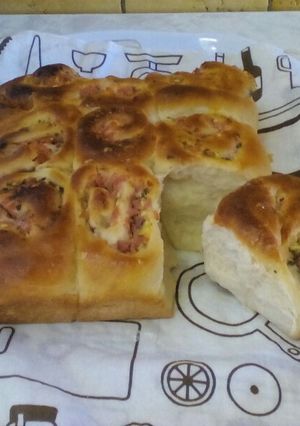 A picture of Rolled Pizza Bread.