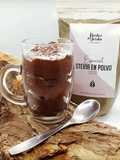 Postre de choco poroto con Stevia en polvo