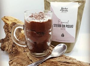 Una foto de Postre de choco poroto con Stevia en polvo