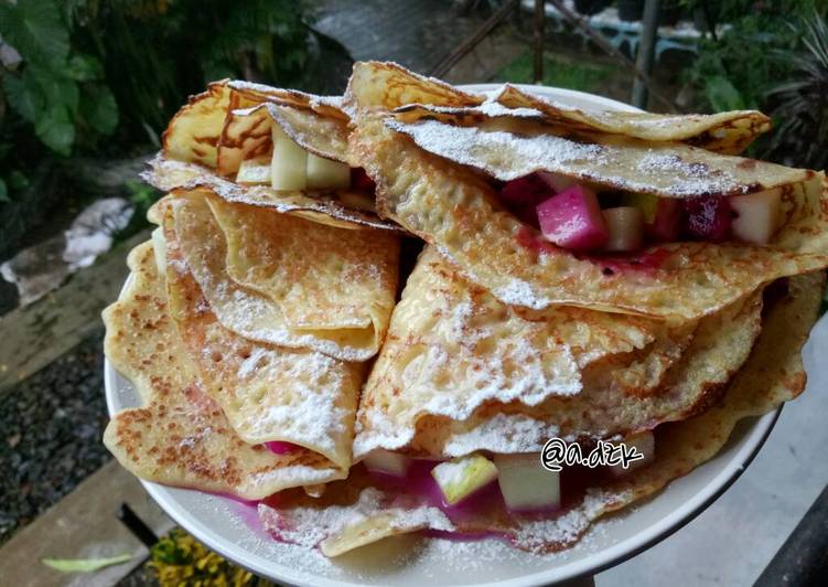 Recipe of Homemade Fruit Crepes