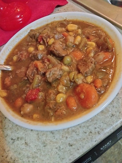 A picture of Homemade Vegetable Beef Soup.