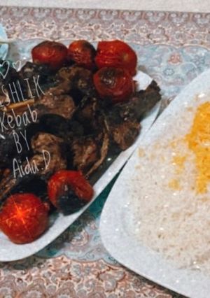 عکسی از دستور کباب شیشلیک
