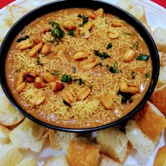 Cheesy Dabeli Fondue A picture of Cheesy Dabeli Fondue.