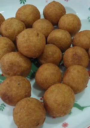 Foto resep Bola bola ubi premium