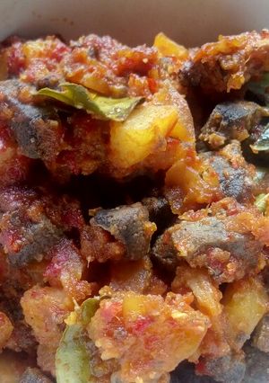 Foto resep Sambel goreng kentang hati sapi sedap 😋