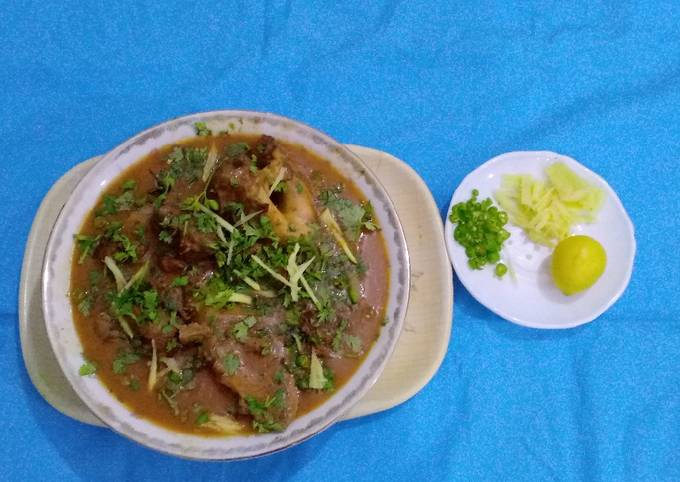 Homemade beef nahari