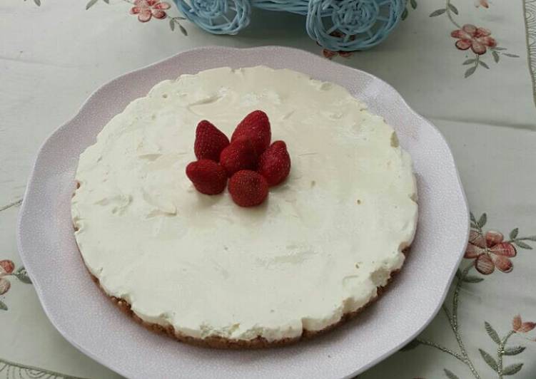Resep No-baked cheesecake with speculaas crust Anti Gagal
