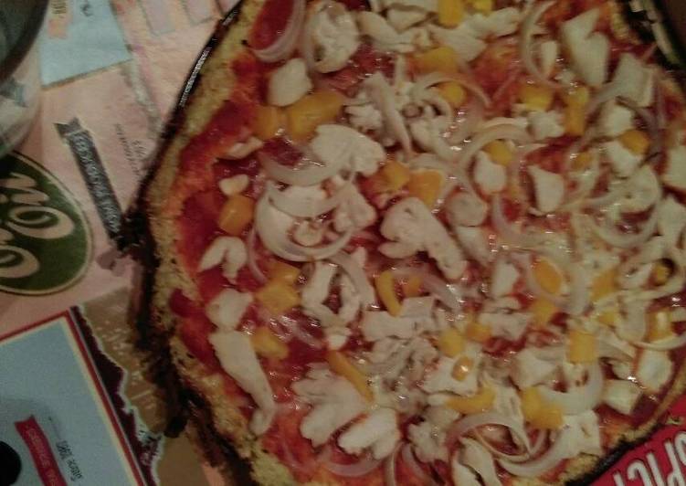 Masa De Pizza De Coliflor Receta De Mery Cookpad