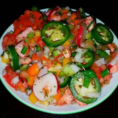 A picture of Mike's Spicy Mexican Shrimp Ceviche.