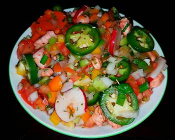 Easy Fast Cooking Mikes Spicy Mexican Shrimp Ceviche Home Style