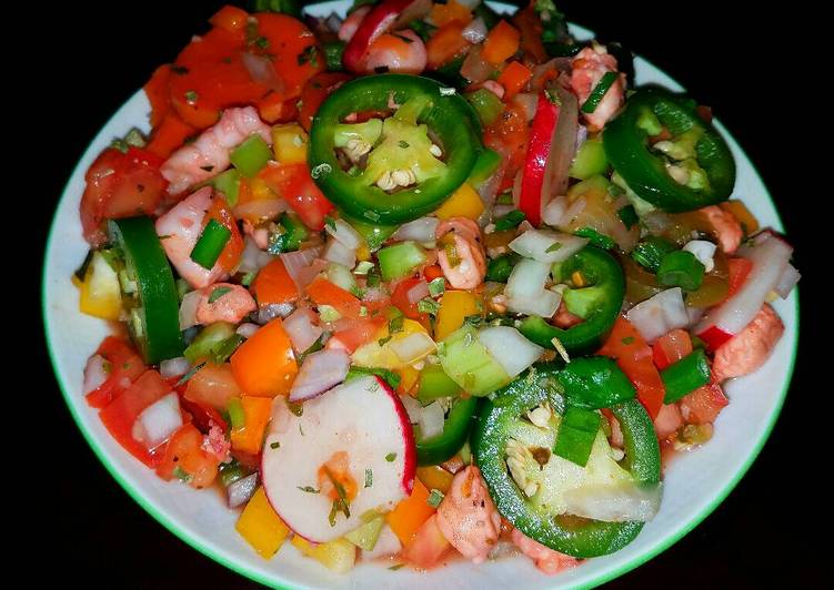 Recipe of Favorite Mike&#39;s Spicy Mexican Shrimp Ceviche