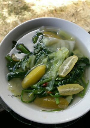 Foto resep Asem Kangkung Kubis Belimbing Wuluh