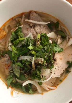 Hình của món Bún bò.
