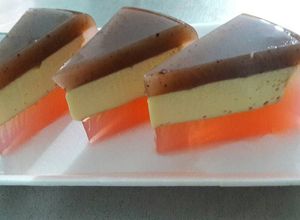 Hình của món Đông sương flan.