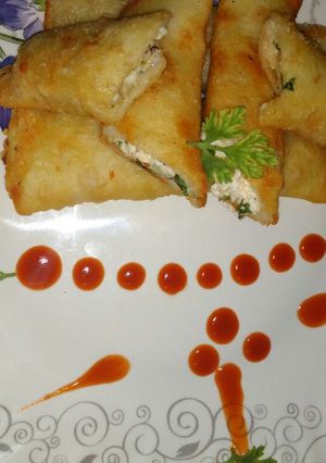 A picture of Cheese paneer cigars.