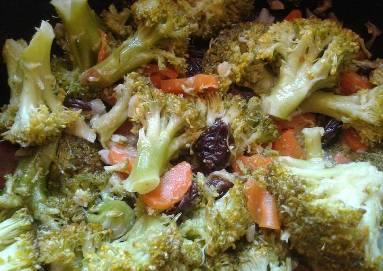 calorias brocoli y zanahoria al vapor