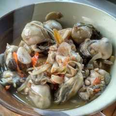 รูปของ Tumis kerang (tiram)