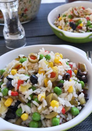 O poză a rețetei Salată de orez.