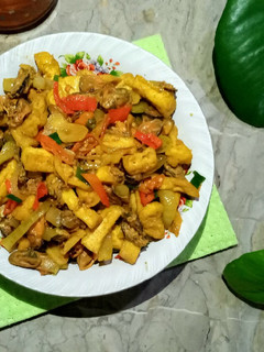 Foto resep Oseng Pedas Kerang Kupas + Tahu