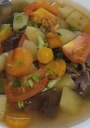 Foto resep Sup Daging rempah Mantap
