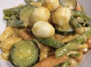 A picture of canned quail eggs recipe