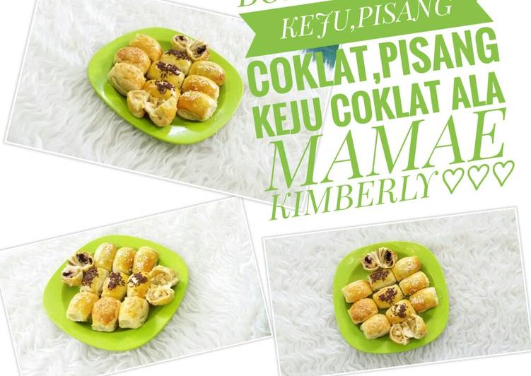 Resep: Bolen Pisang Coklat,Pisang Keju&amp;Pisang Coklat Keju (no korsvet) Praktis