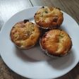 Fehércsokis rebarbarás muffin