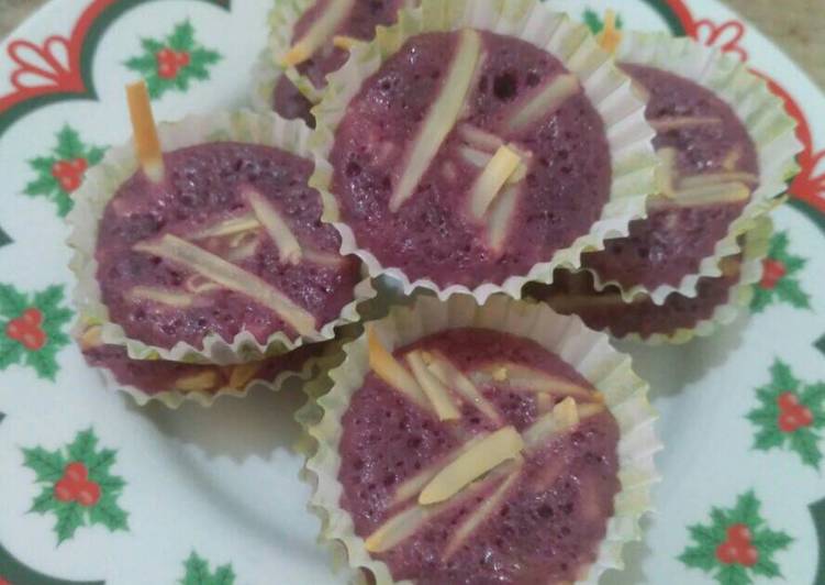 Mini muffin ubi ungu