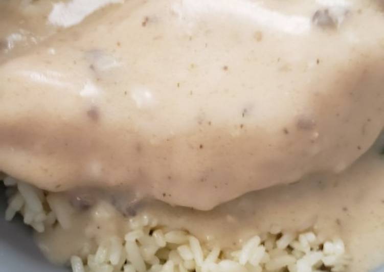 Recipe of Super Quick Homemade Cream of mushroom chicken