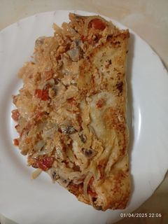 Una foto de Tortilla vegetal