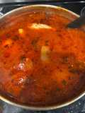 Pozole rojo de pollo 🐤