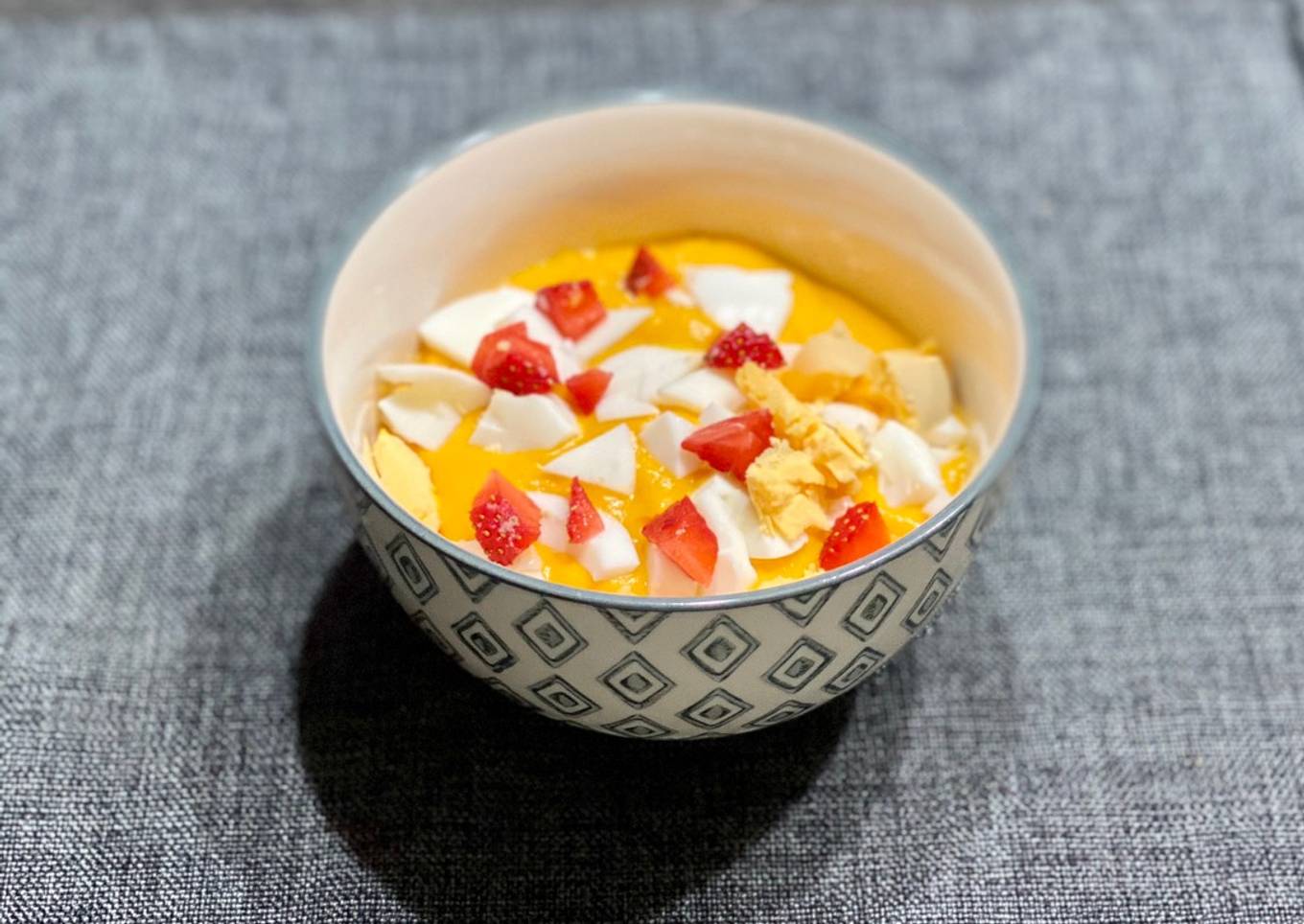 Crema fría de Mango y Zanahoria