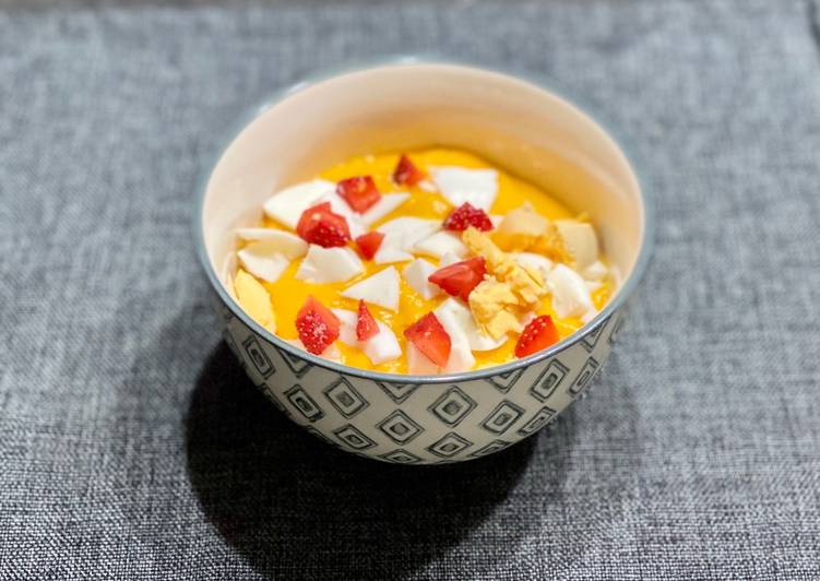 Crema fría de Mango y Zanahoria