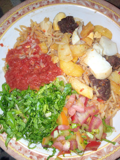 A picture of Jollof rice.