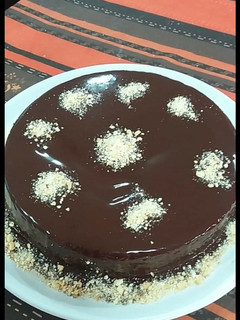 Una foto de Torta de chocolate al microondas