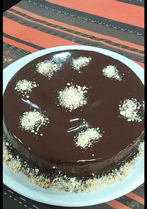 Una foto de Torta de chocolate al microondas