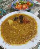 Lentejas con arroz en olla rápida