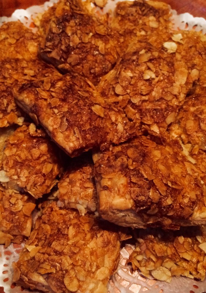 Una foto de Hojaldre con almendras