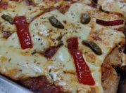 Una foto de pizza integral rapida