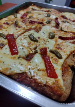 Una foto de Pizza integral batida 😃